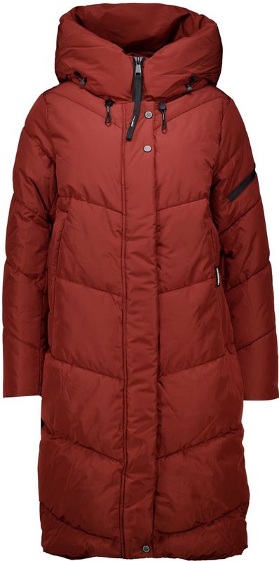 Khujo Jas Jange Waterafstotend Bordeaux Rood dames