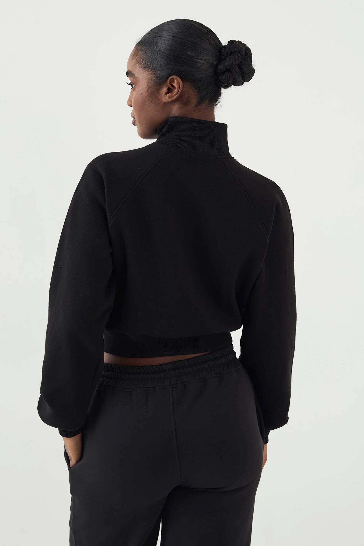 Sweatshirt DSGN Studio Sport Col Cheminée Raglan Bomber