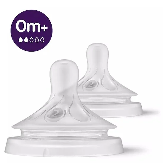Lot de 2 Tétines Natural 3.0   0 mois +   de               Philips AVENT