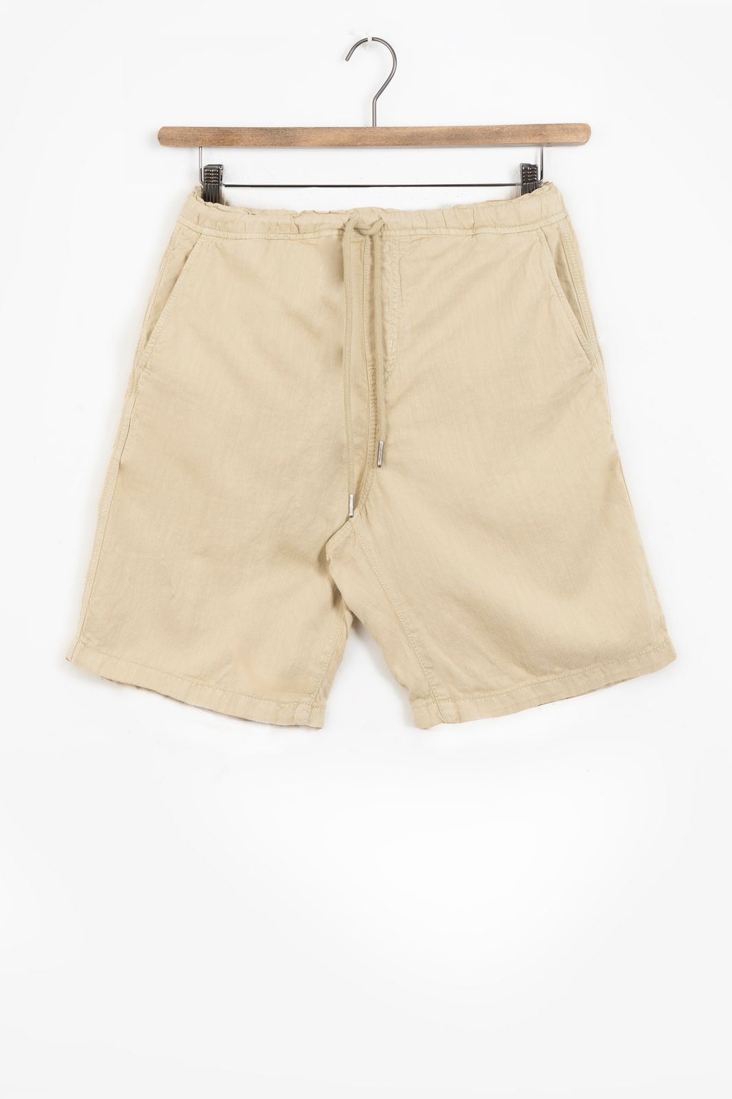 Beige shorts met aantrekkoord