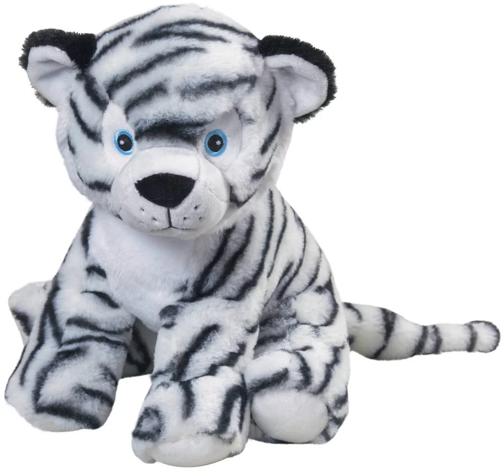 PELUCHE TIGRE 28 CM EN MATIERE RECYCLEE