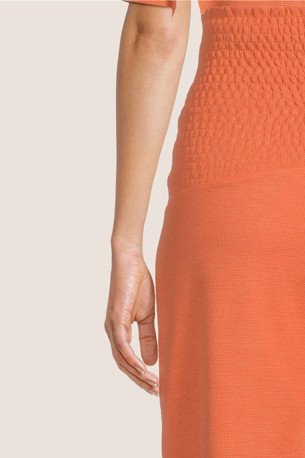 LOVE2WAIT regular fit short Siena oranje