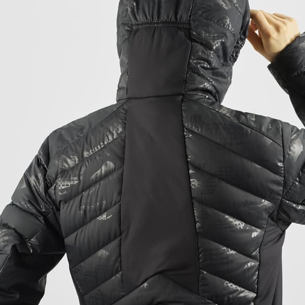 Doudoune ski SALOMON TRANSITION DOWN HOODIE W BLACK/HE