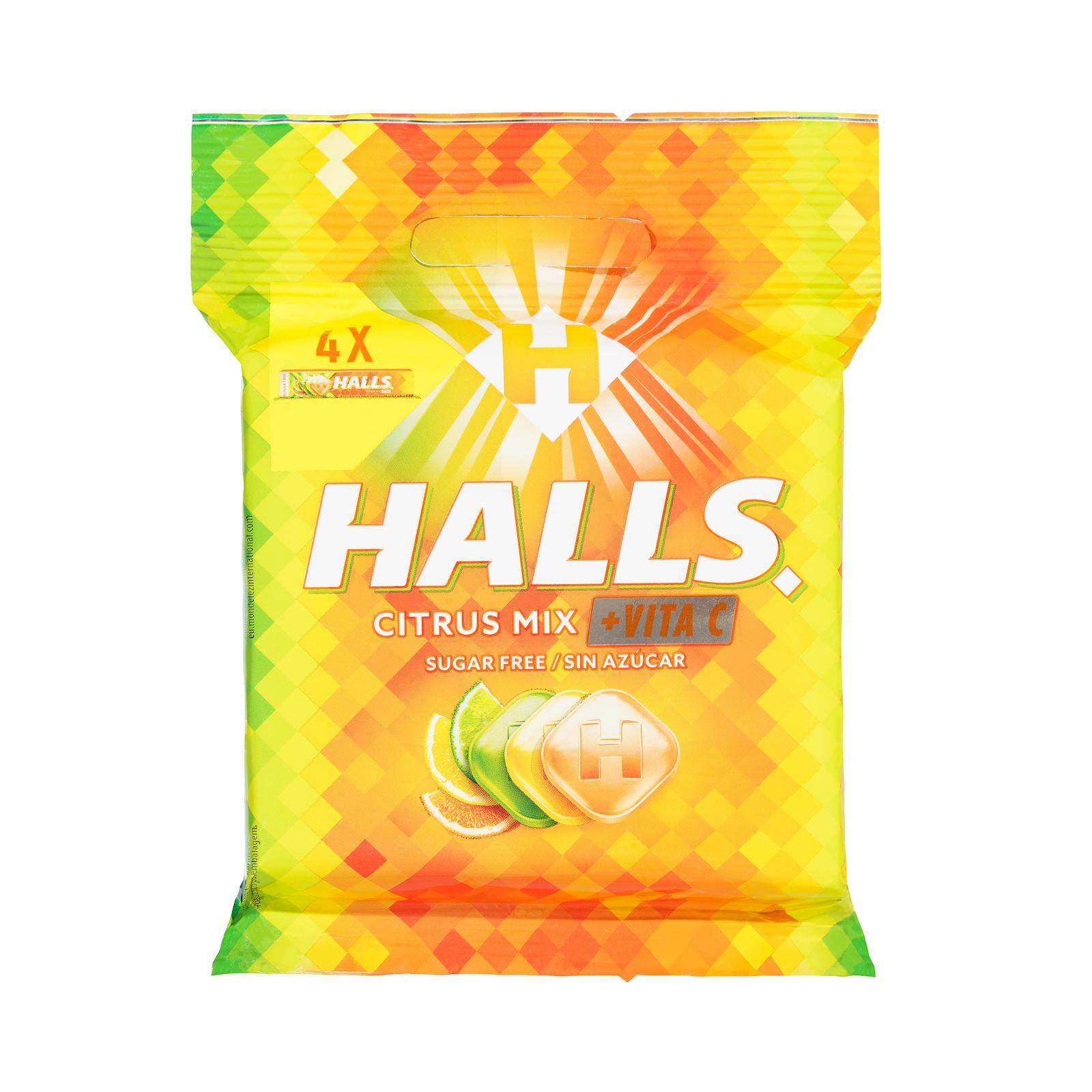 Mélange de bonbons aux agrumes sans sucre Halls
