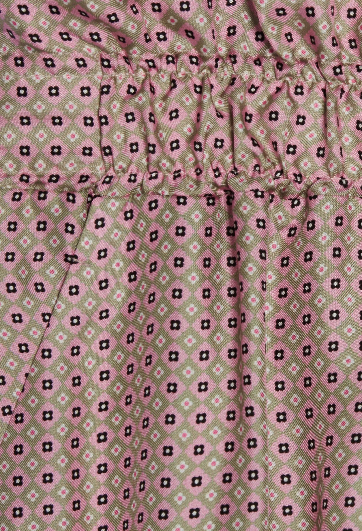 Pantalon large soie rose