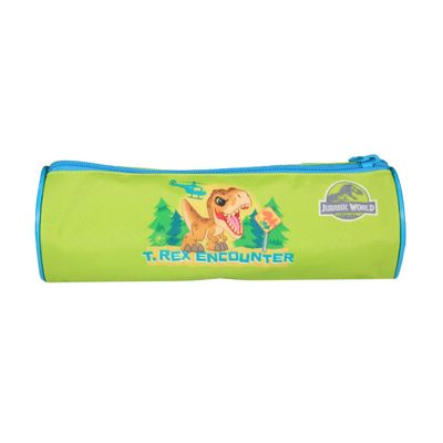 Trousse ronde Jurassic World - 1 compartiment - vert - Bagtrotter