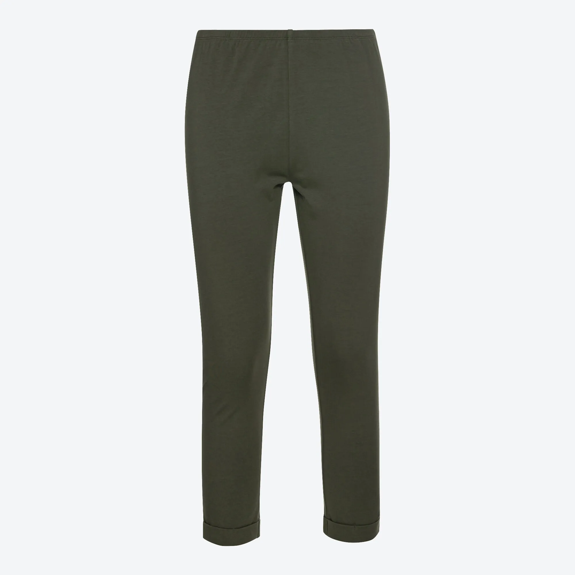 Damen-Caprihose mit Beinumschlag