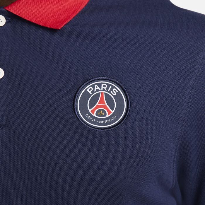 Paris Saint-Germain The Nike Polo M MIDNIGHT NAVY/UNIVERSITY RED/WHITE