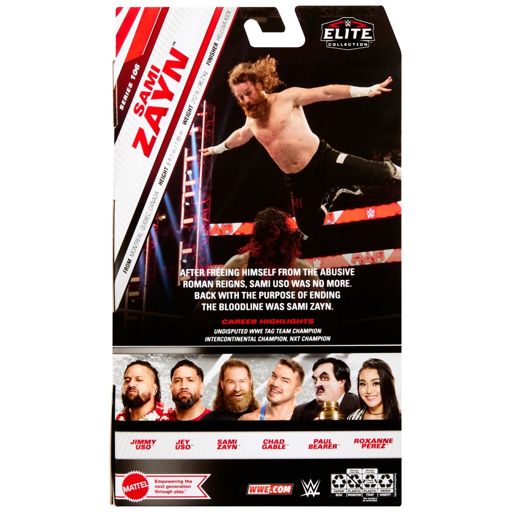 WWE Elite Series 106 Sami Zayn Actionfigur
