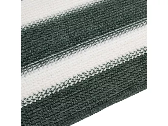 Filet brise-vue vert et blanc 1,5x10 m PEHD 75 g/m²