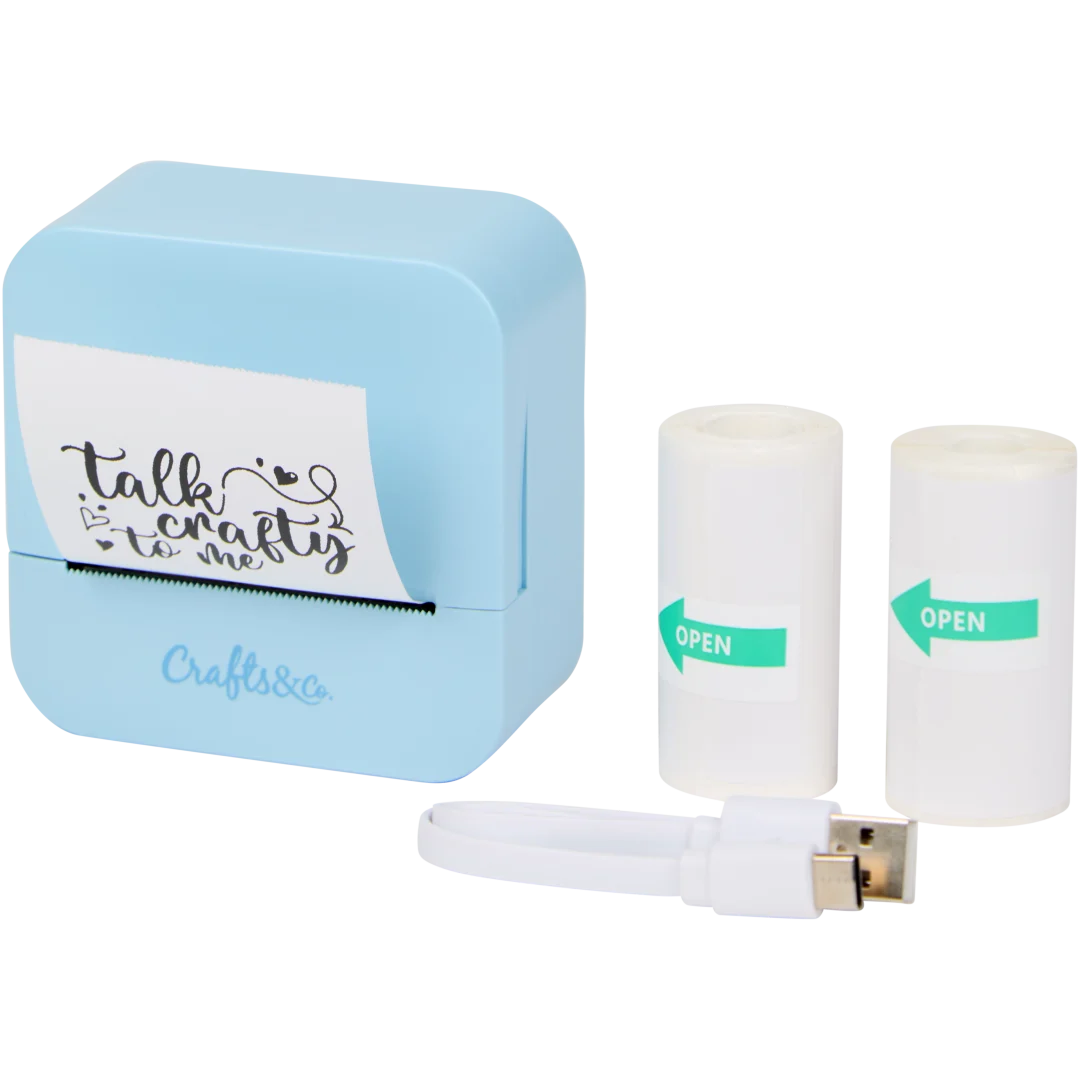 Crafts & Co pocket printer Incl. 3 rollen | diverse kleuren