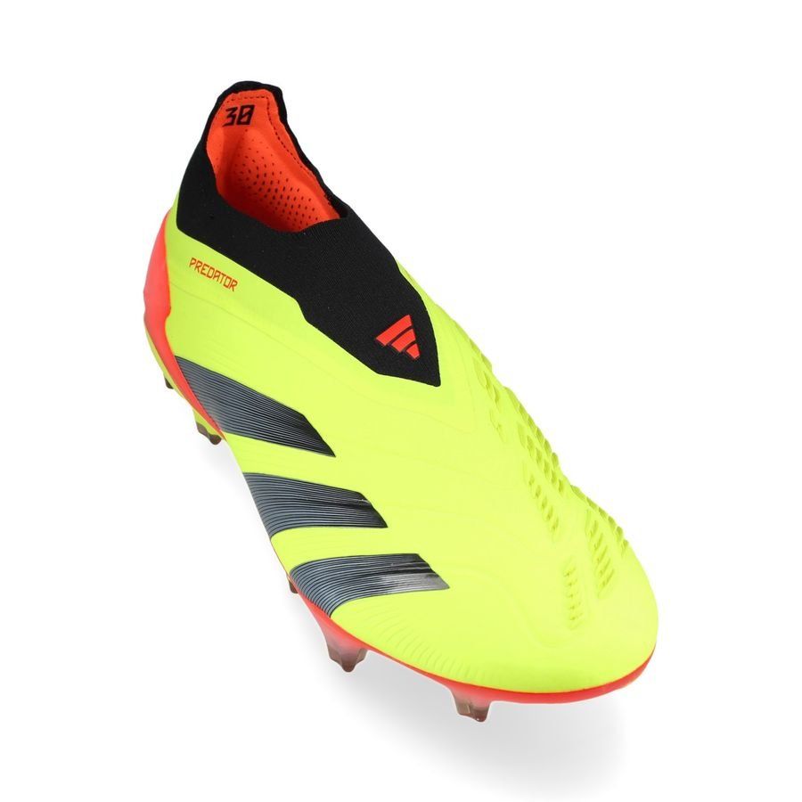 adidas Predator Elite Laceless FG Energy Citrus - Jaune/Noir/Rouge