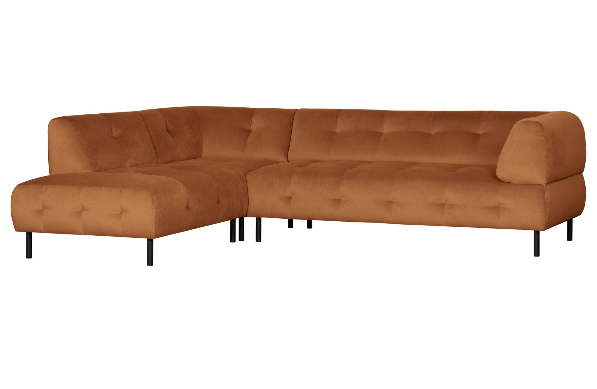 Hoekbank Lloyd links gewassen fluweel Hoekbank links gewassen fluweel Lloyd - Cinnamon