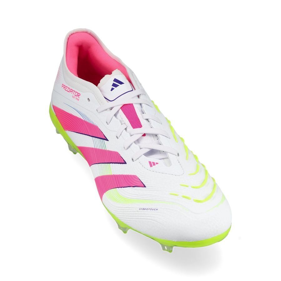 adidas Predator Pro FG Celestial Victory - Blanc/Lucid Pink/Lucid Lemon