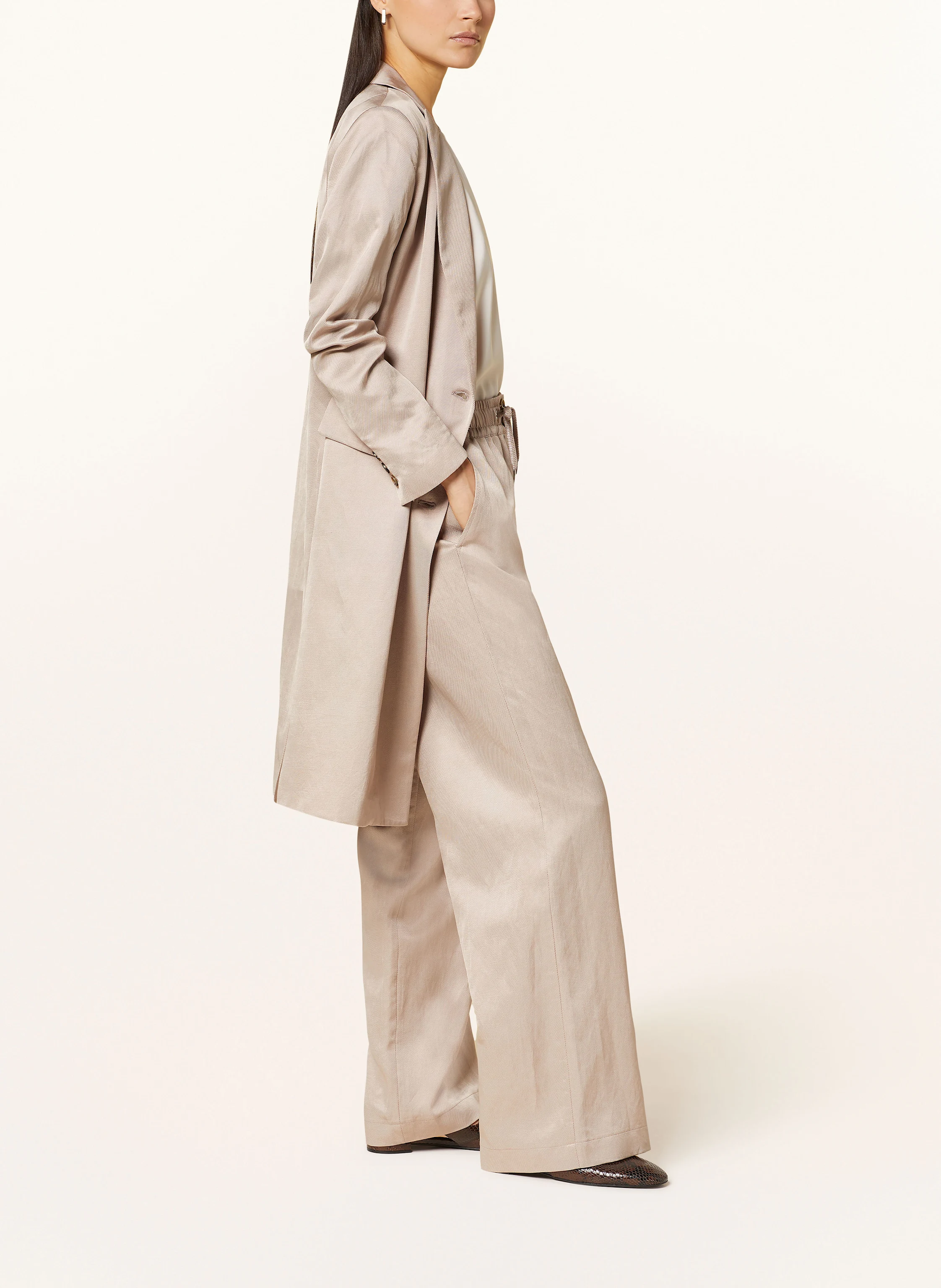 MARC AUREL Marlenehose aus Satin