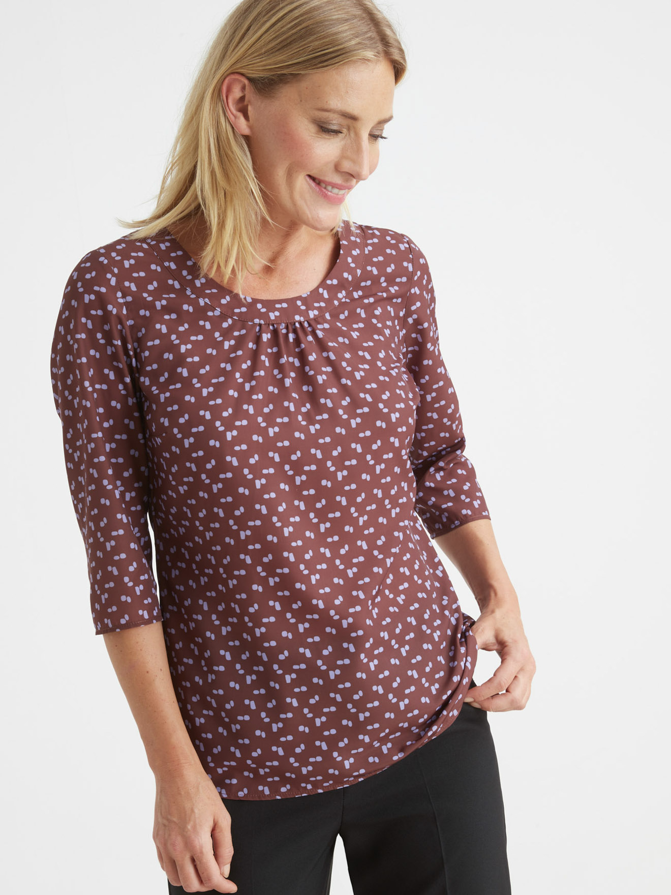 Blouse en microfibre