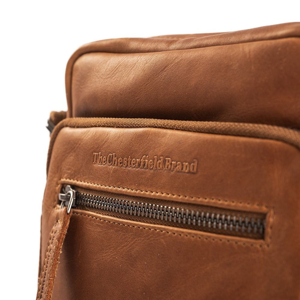 The Chesterfield Brand Birmingham Schoudertas cognac