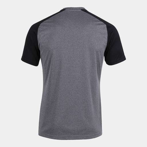 Camiseta Manga Corta Joma Academy Iv Gris Melange Negro