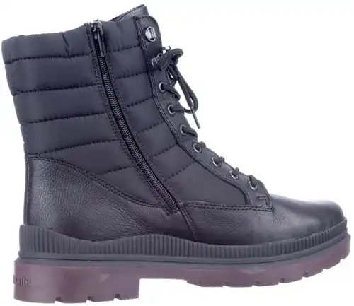 D0C76-01 Remonte zwart - maat 45 veterboot zwart - maat 45 Calandschoen