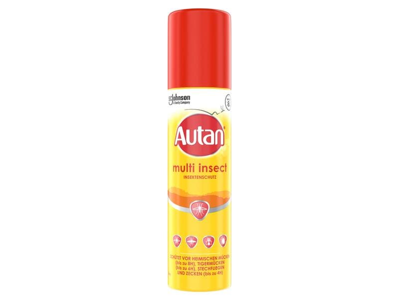 Autan Insektenschutz-Spray Multi Insect 100 ml Hochwirksame Insektenabwehr von Mücken, Stechfliegen und Zecken