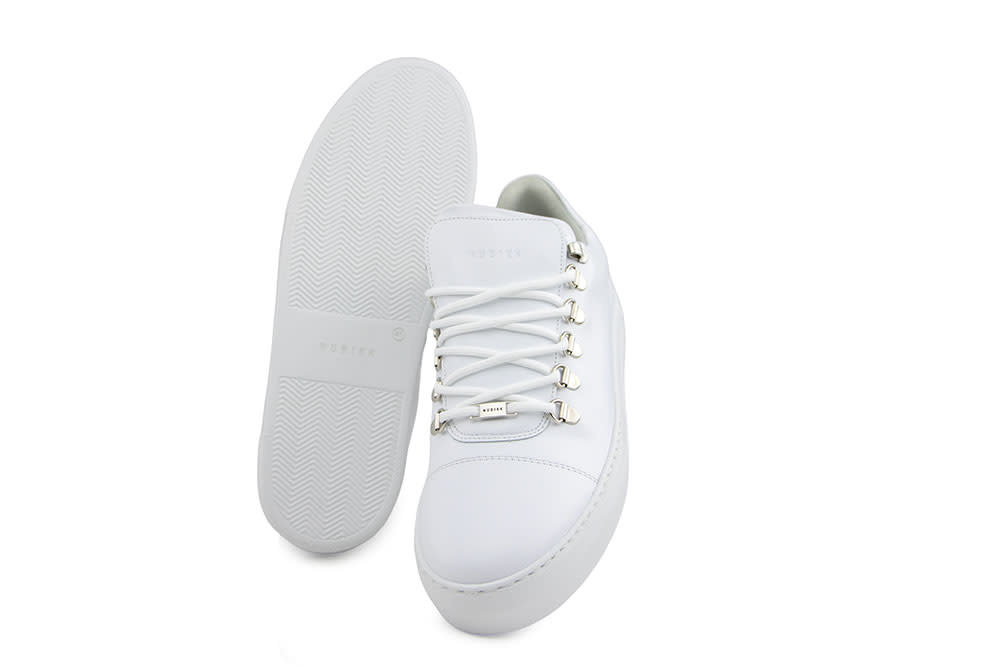 Nubikk Jagger Classic White Leather Silver