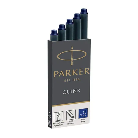 Parker Tintenpatronen Parker blau, 5 Stück