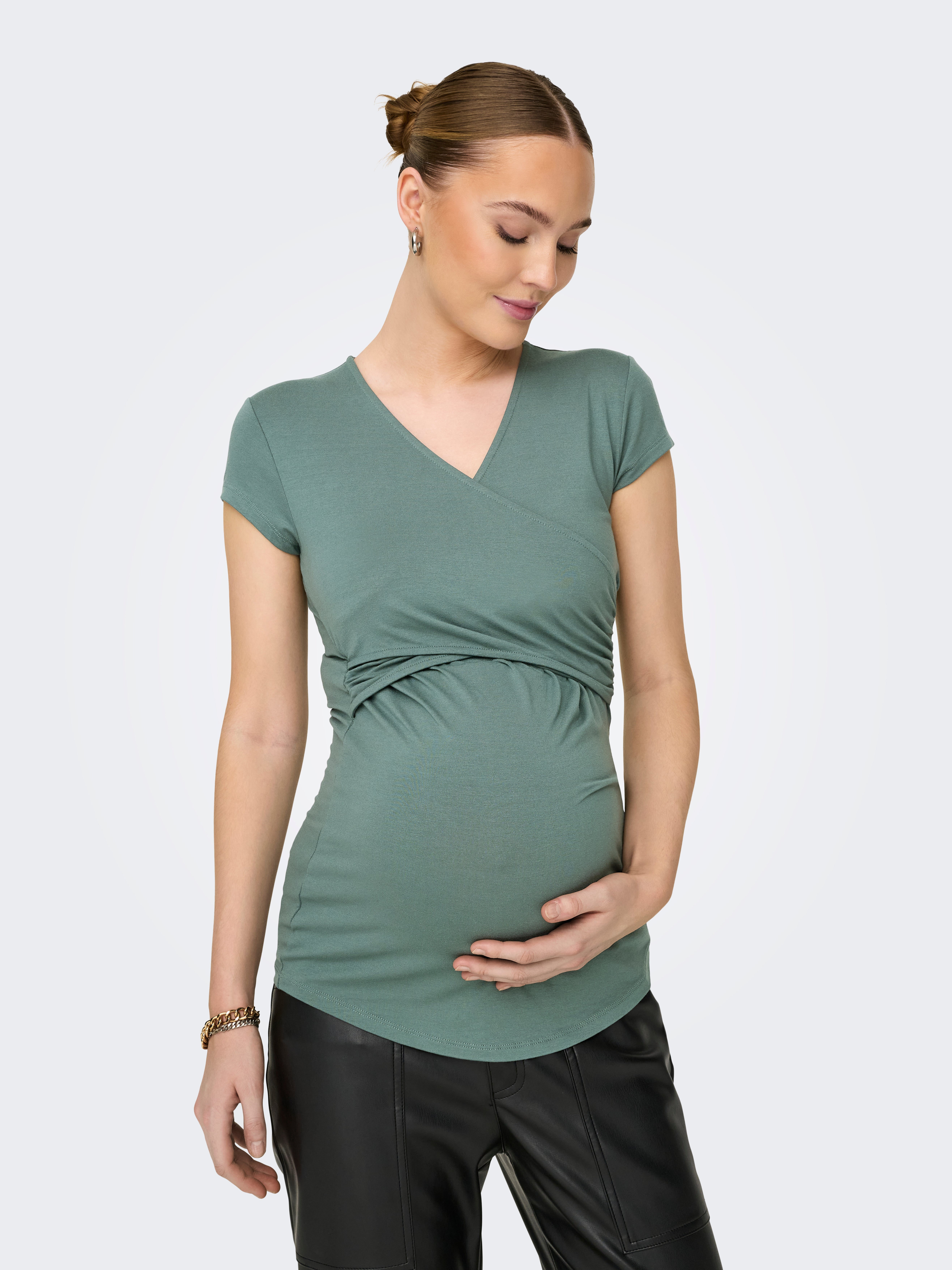 OLMLISA Top Balsam Green