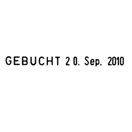 Trodat 511117 Stempel Wortband mit Datum