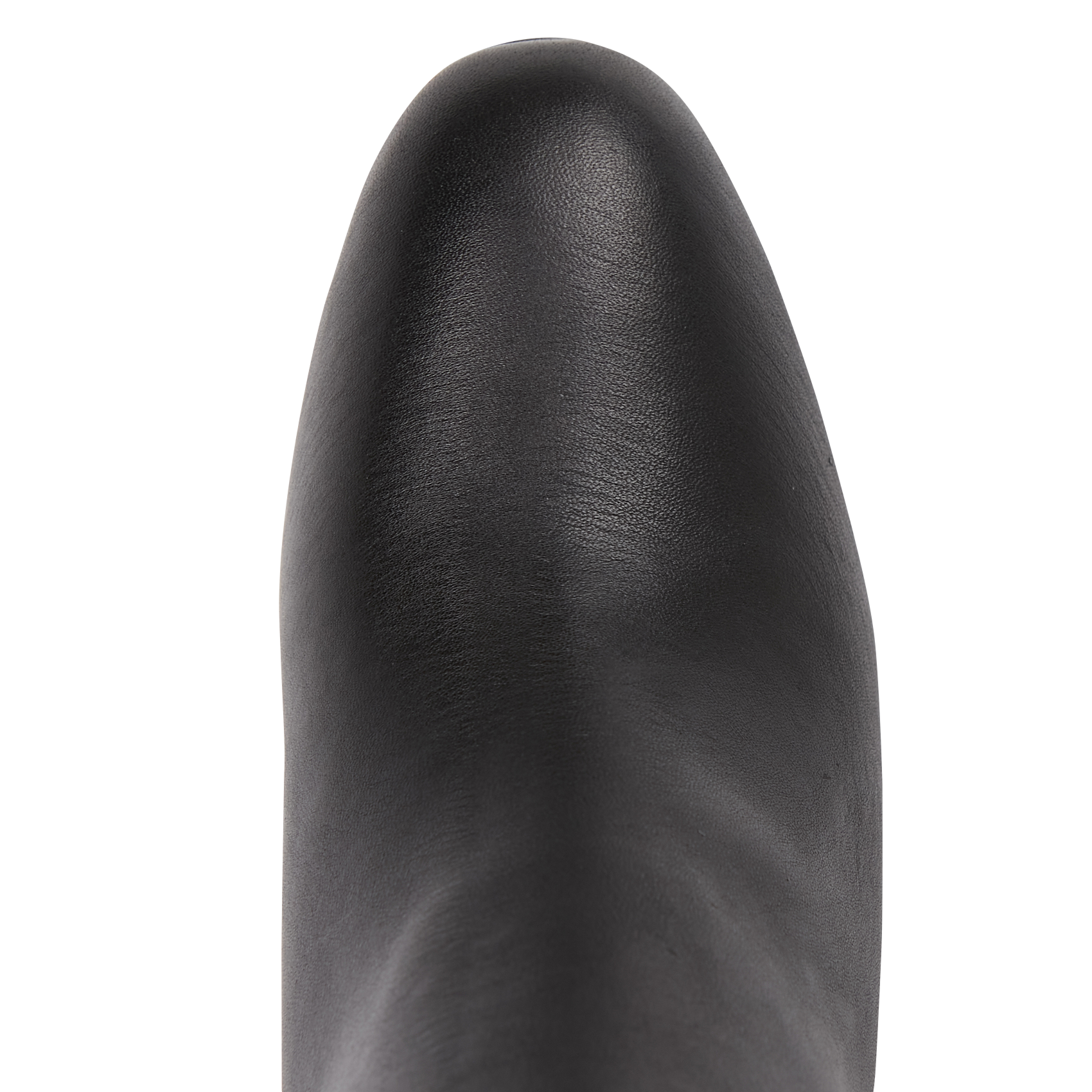 PAULA - Bottes hautes à talon en cuir | Noir