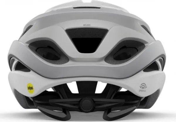 Giro landevejshjelm GIRO HELIOS SPHERICAL MIPS mat hvid sølv fade størrelse L (59-63 cm) (NY)