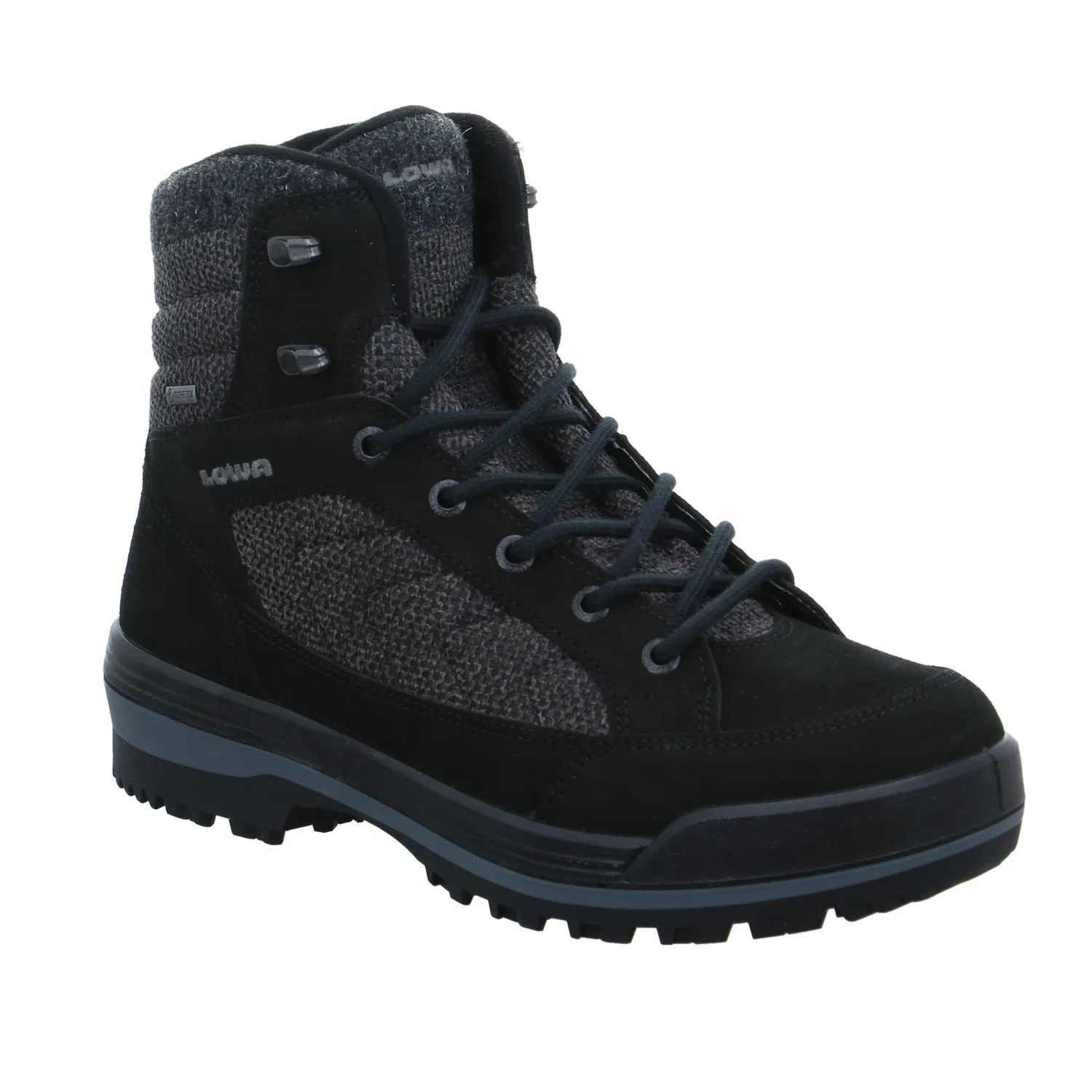 LOWA Snowboots Schwarz Leder