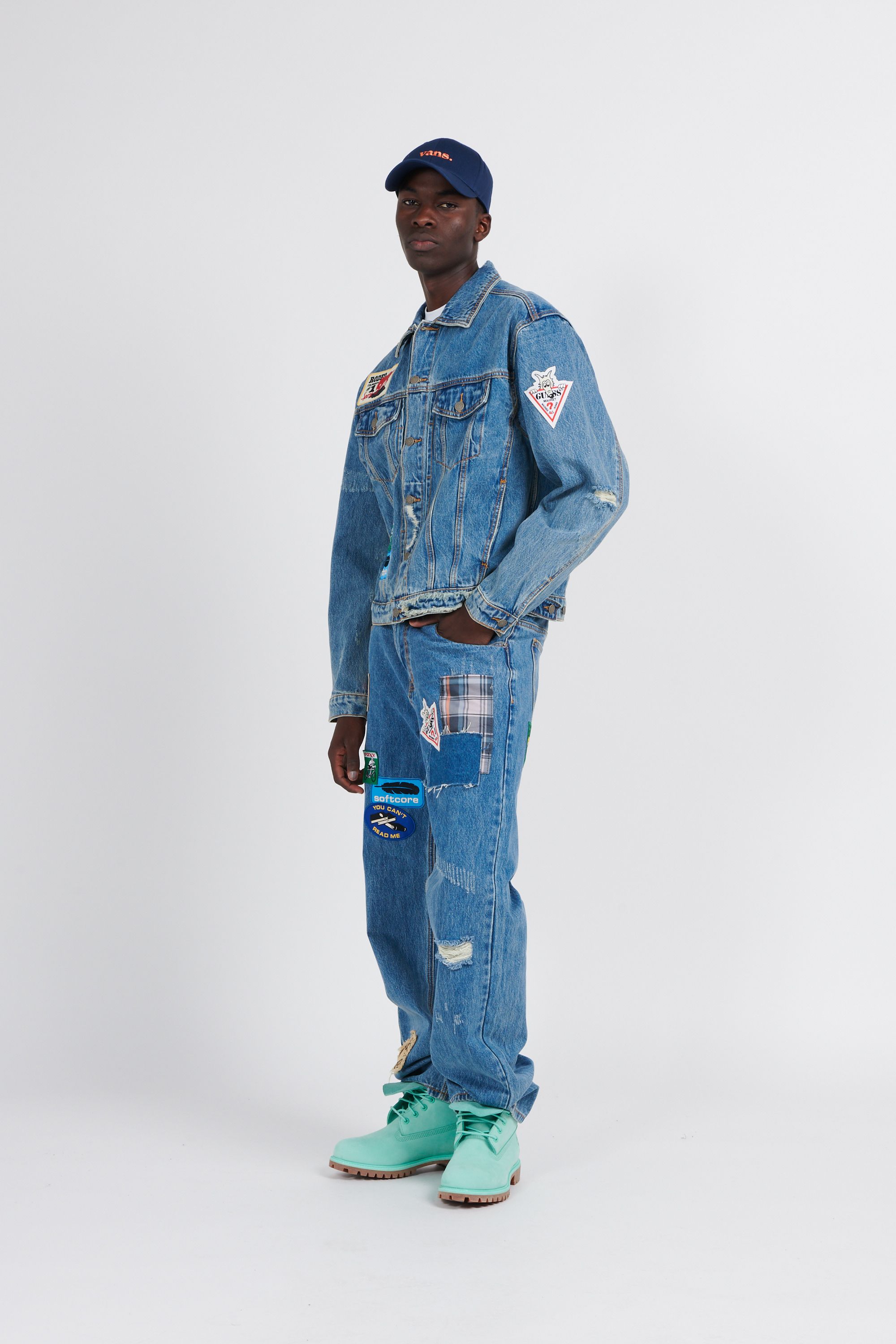 GUESS ORIGINALS Jean GO MARKET RELAXED FB20 Bleu