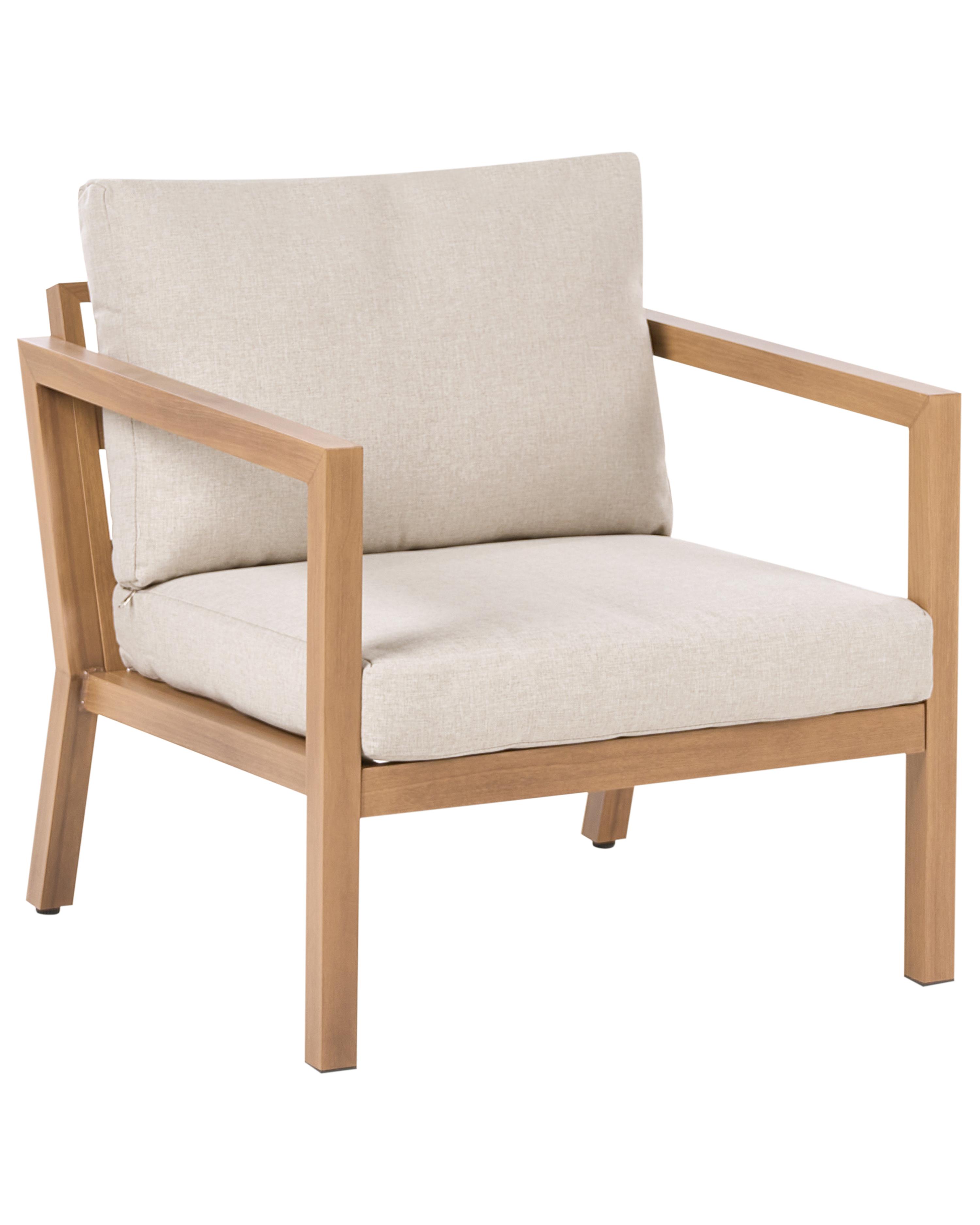 Loungeset met tafel 5-zits ONETA Metaal Lichtbruin
