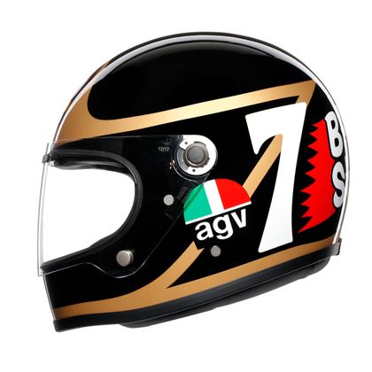 Casque AGV X3000 - BARRY SHEENE LIMITED EDITION - Noir / Jaune