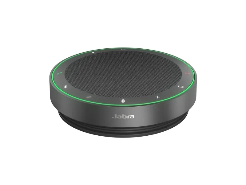Jabra Speak2 75 UC - Konferencetelefon håndfri - Bluetooth - trådløs, kablet - USB-A, USB-C - mørkegrå - Certified for Zoom Rooms, Zoom Certified, Alcatel-Lucent Certified, Avaya Certified, Cisco Webex Certified, Unify Certified, MFi Certified, Googl
