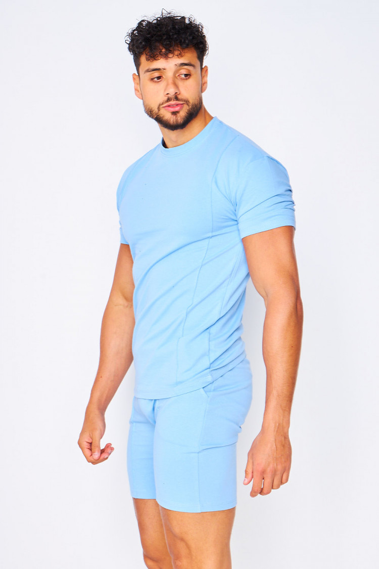 Ensemble bleu t-shirt + short