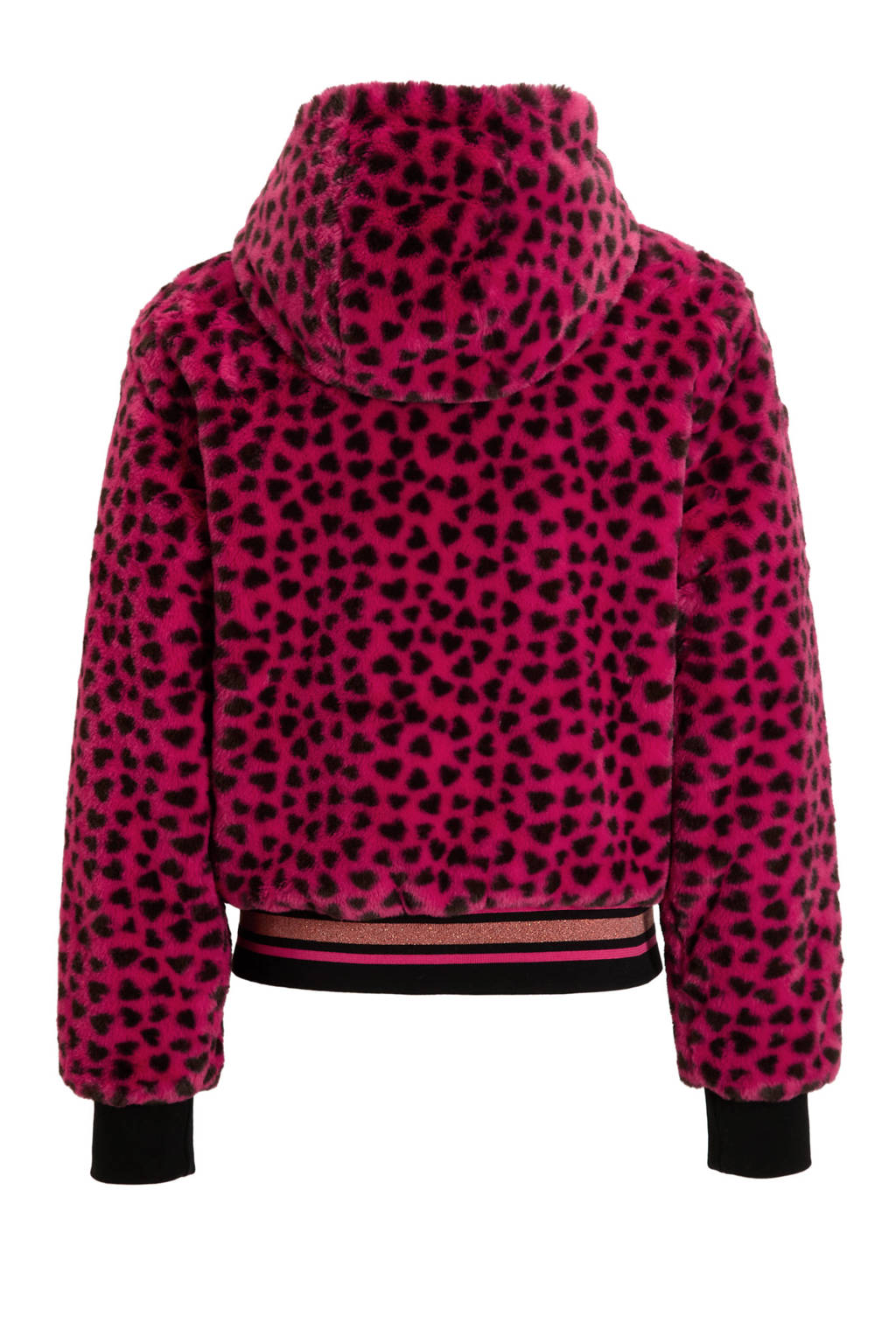 Orange Stars reversible winterjas Rachida roze/zwart