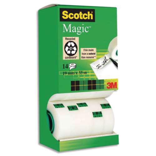 3M Scotch® Magic Klebeband, Packung mit 14 Rollen
