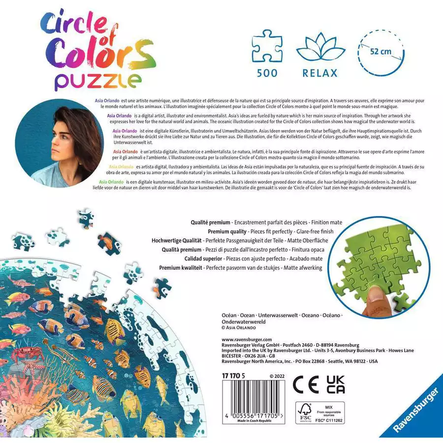 Ravensburger Circle of Colors - Ocean & Submarine bunt