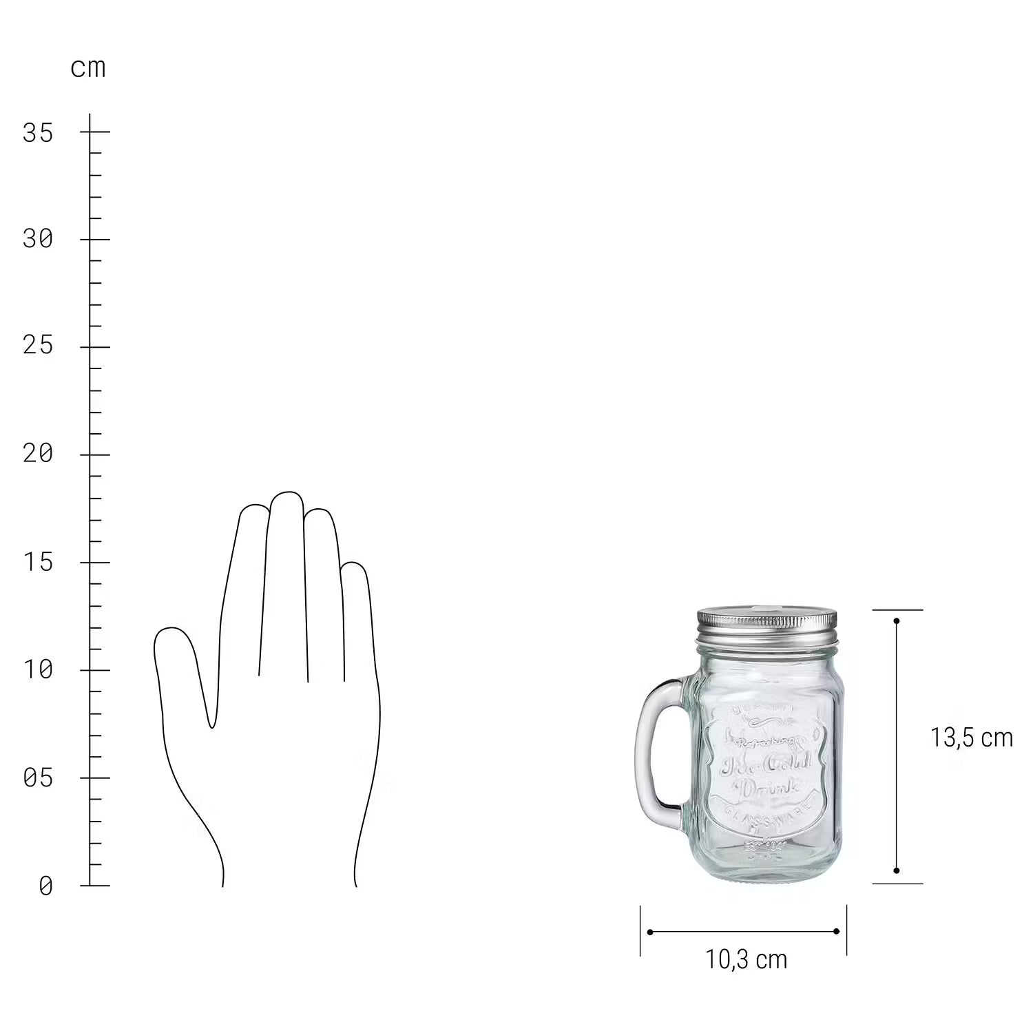 REFRESH Trinkglas 6er-Set