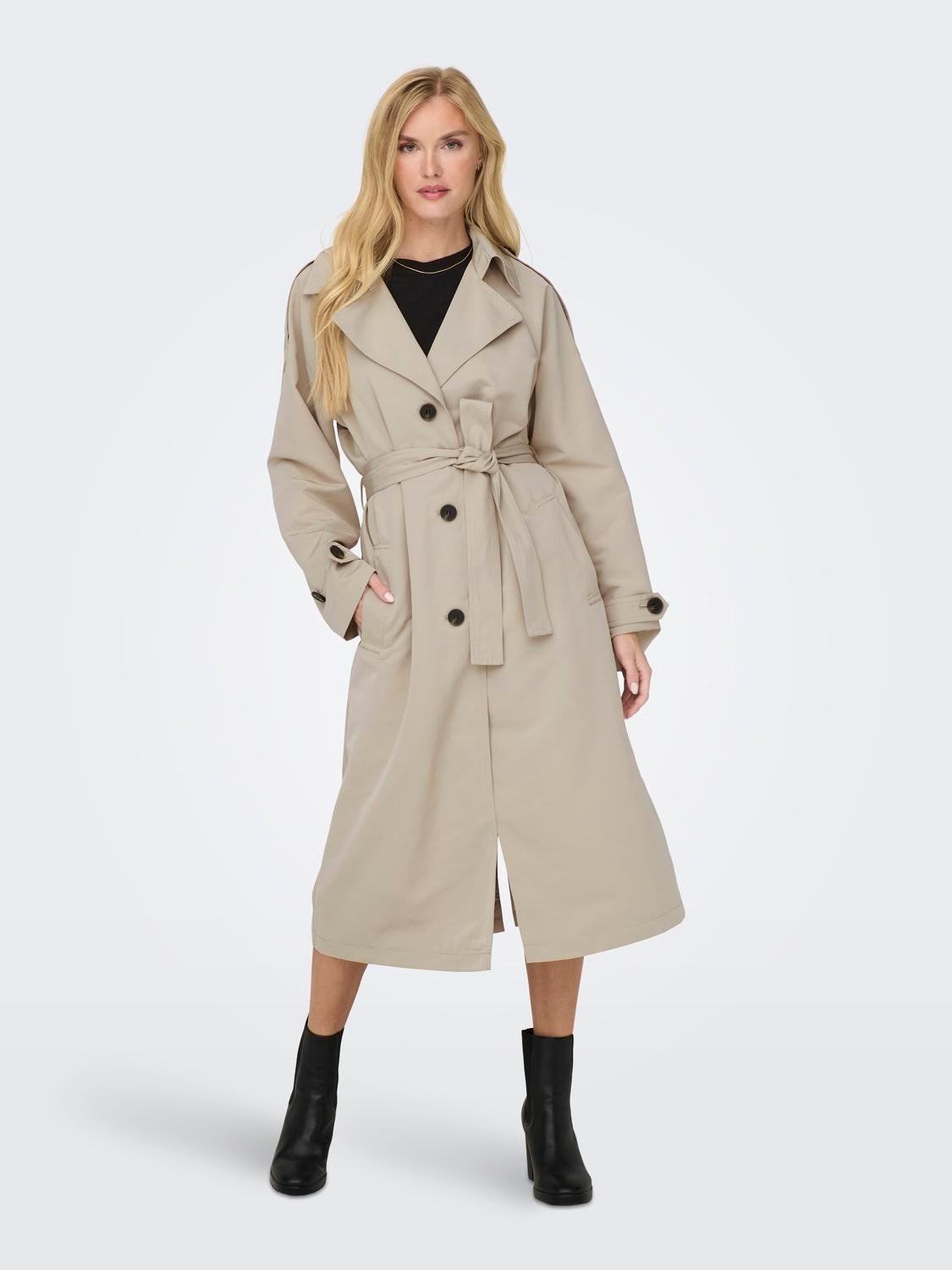 ONLDICTE Trenchcoat Simply Taupe