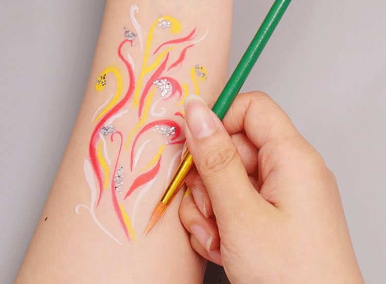denivyse - Face Art Brush (Diverse ontwerpen) / Set