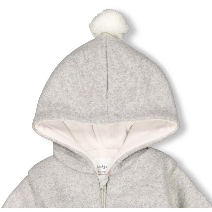 Feetje Filzoverall Sparkle Grau Melange