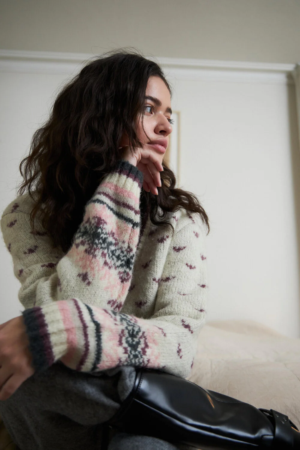 Lollys Laundry  Nina cardigan - creme