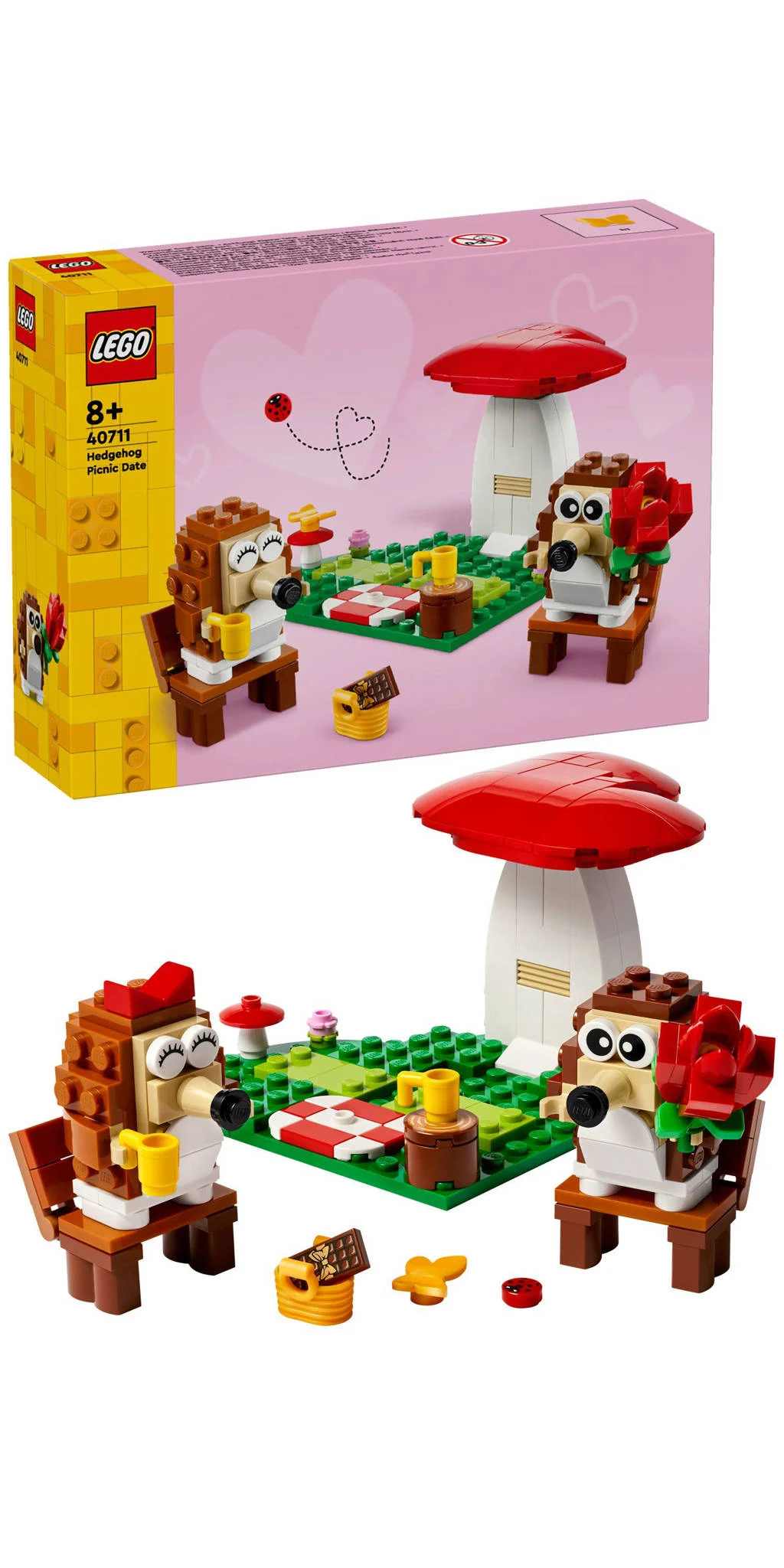 Gezellig uitjeEgelpicknick dierenspeelset 40711