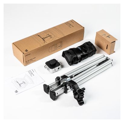 Porte vélo Intérieur de Voiture Decathlon Aluminium Gris