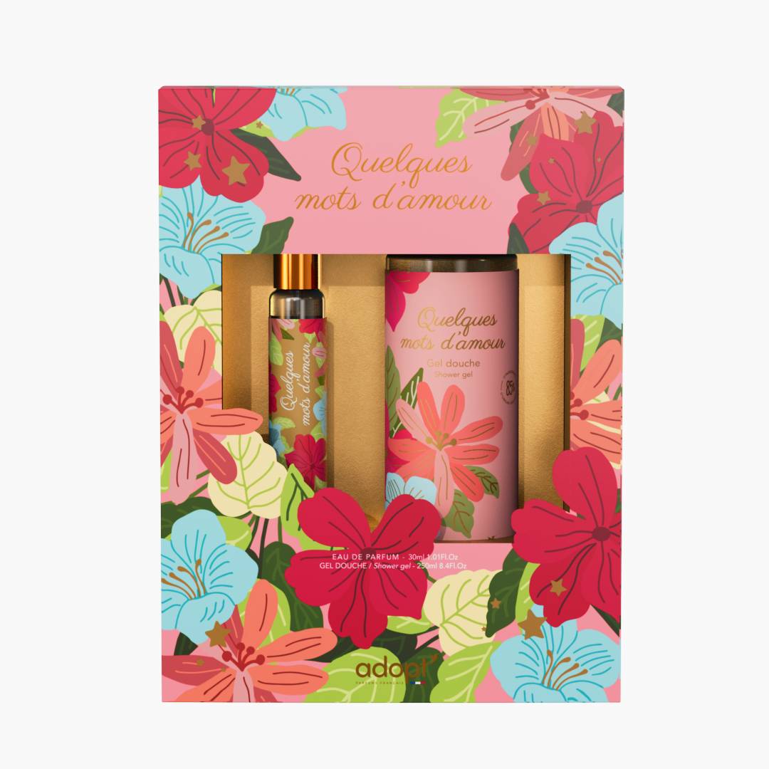 Quelques mots d'amour Coffret Eau de parfum 30ml + gel douche