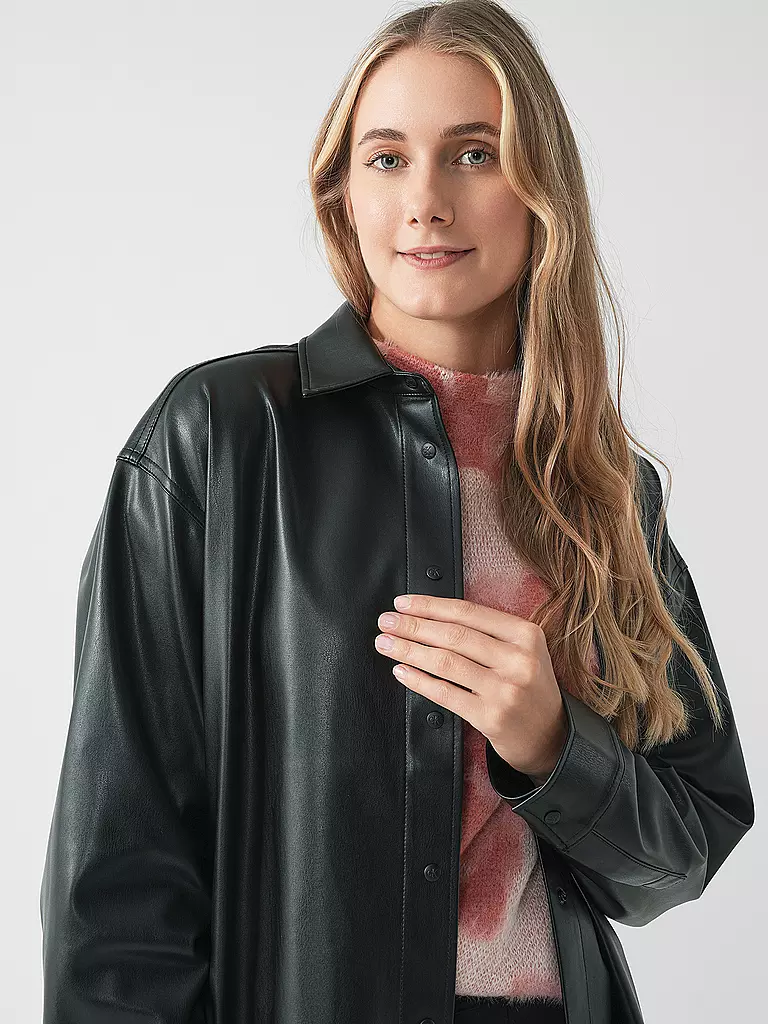 CALVIN KLEIN JEANS Overshirt schwarz