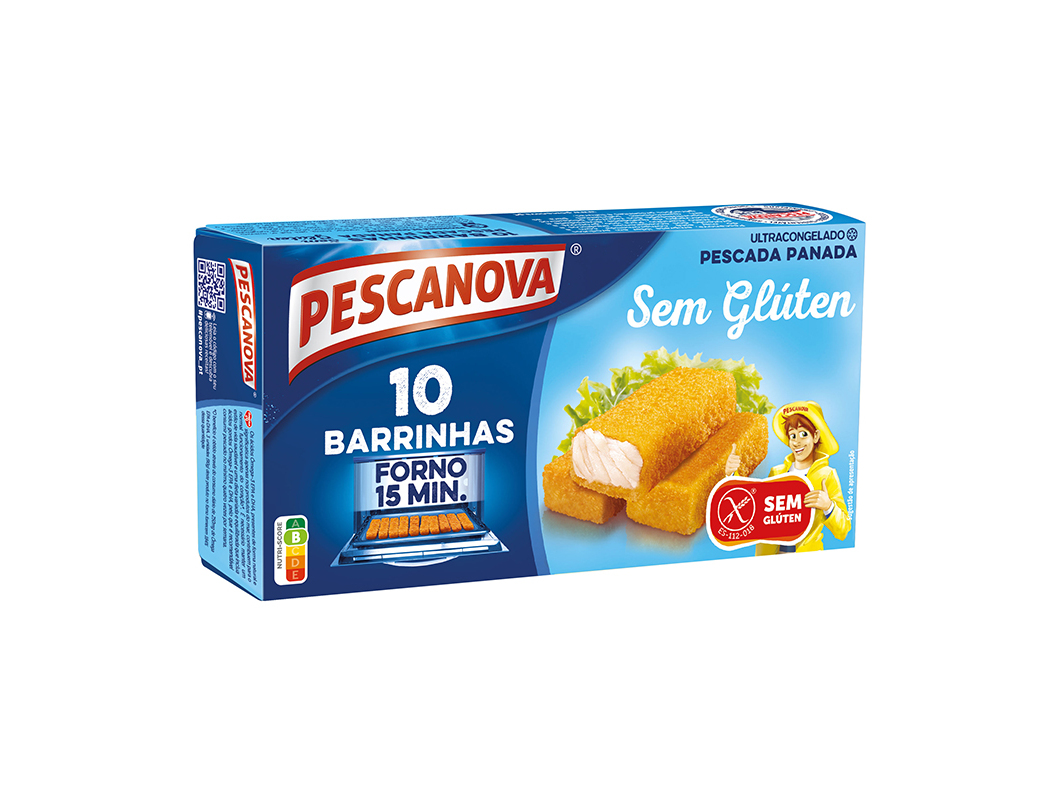 BARRINHAS PESCANOVA PESCADA SEM GLUTÉN 300G