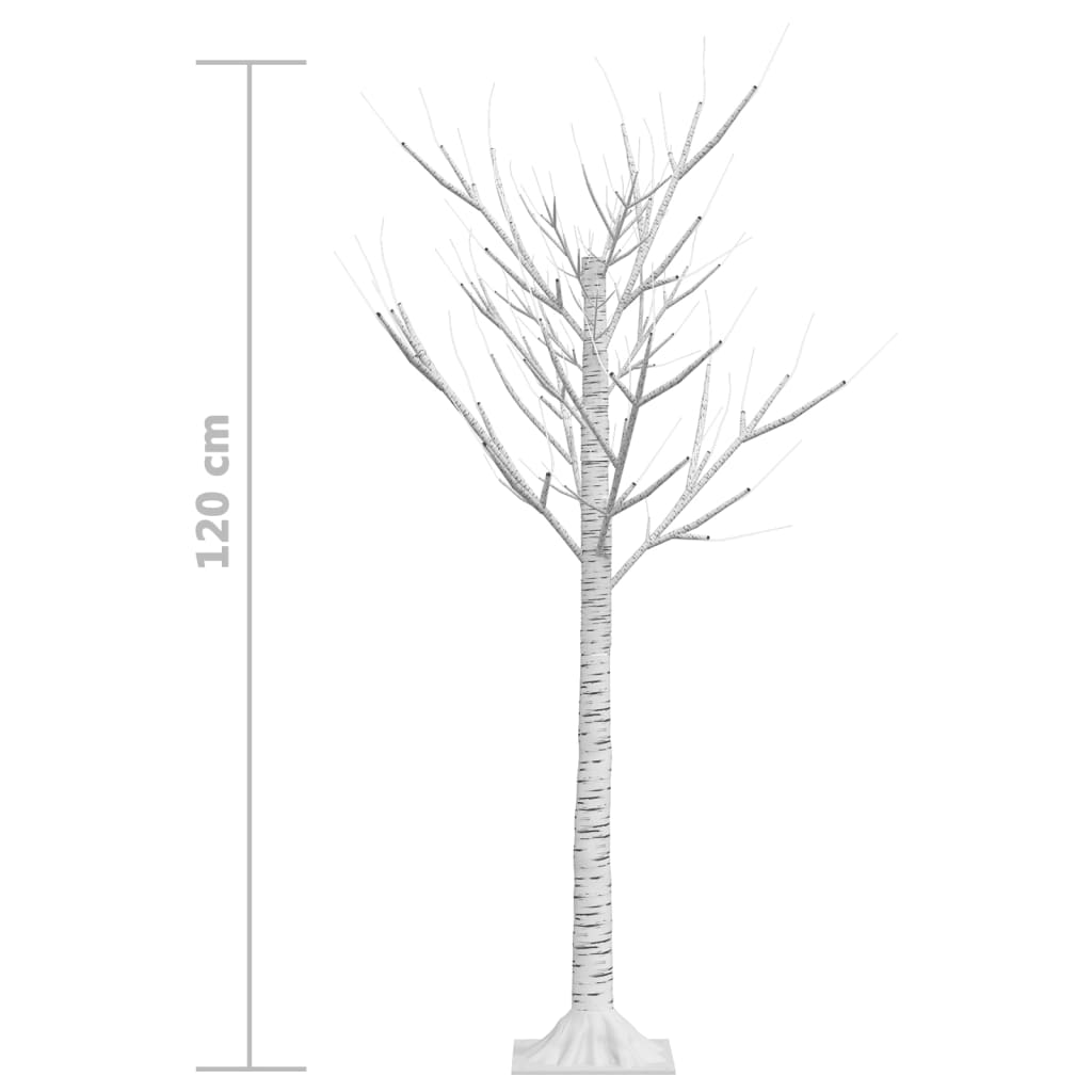 Sapin de noël 120 led bleu saule 1,2 m int/ext